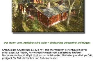 Gewerbeimmobilie kaufen in 18556 Dranske, Parkähnliches Baugrundstück mit Feriendomizil auf Rügen zu verkaufen