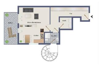 Wohnung mieten in Hauptstraße 74, 88515 Langenenslingen, Moderne DG-Wohnung mit großem Balkon & schöner Aussicht – Aufzug, Stellplatz & EBK