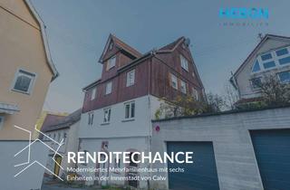 Mehrfamilienhaus kaufen in 75365 Calw, RENDITECHANCE - Modernisiertes Mehrfamilienhaus mit sechs Einheiten in der Innenstadt von Calw