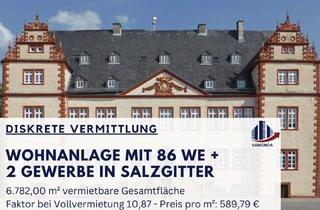 Anlageobjekt in 38259 Flachstöckheim, Denkmalgeschützte Wohnanlage mit 86 WE und 2 Gewerbe im Share Deal