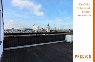 Lofts mieten in 40213 Düsseldorf, Außergewöhnliche Maisonette-Wohnung mit Sonnenterrasse über den Dächern der Düsseldorfer Altstadt!