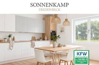 Wohnung kaufen in 21717 Fredenbeck, KfW40QNG: Stilvolle Erdgeschosswohnung mit eigenem Gartenanteil