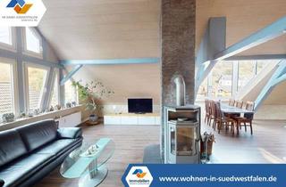 Wohnung kaufen in 57080 Siegen, VR IMMO: Lichtdurchflutete 5- Zimmer- Maisonette mit historischem Charme in Gosenbach.