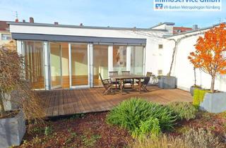 Wohnung kaufen in 90489 Wöhrd, Exklusive 5-Zimmer-Maisonette-Wohnung mit Dachterrasse und zwei Carport-Stellplätzen