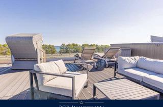Penthouse kaufen in Südstrand 106, 18609 Binz, Penthouse Wohntraum mit Meerblick! 108 m², 50 m² Dachterrasse, Sauna, Loggia, Stellplatz inkl.