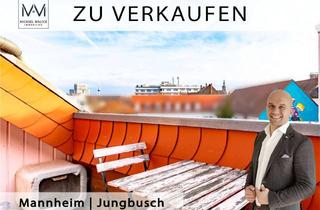 Wohnung kaufen in I 18-19, 68159 Mannheim, Über den Dächern sonnenbaden – charmante 2-Zimmer-DG mit Dachterrasse
