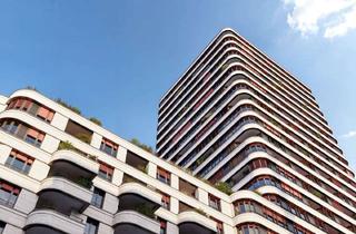 Wohnung kaufen in Mariane-Von-Rantzau-Straße, 10243 Friedrichshain, Friedrichshain de Luxe: Sky-Residence mit spektakulärer XXL-Dachterrasse auf der 23. Etage