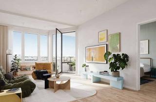 Wohnung kaufen in Mariane-Von-Rantzau-Straße, 10243 Friedrichshain, Den Sternen näherkommen: Apartment auf 20. Etage mit West-Loggia