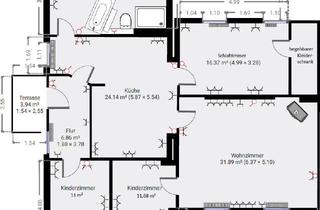 Wohnung mieten in 15859 Storkow, Wunderschöne geräumige 4 Zimmer Wohnung im schönen Bugk zu vermieten