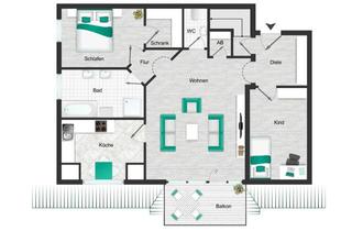 Wohnung mieten in Sierckerstr., 74638 Waldenburg, 3 Zimmerwohnung im Dachgeschoss