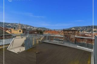 Wohnung mieten in 70180 Süd, Wohnen über den Dächern von Stuttgart-Süd – Galeriewohnung mit Traum-Dachterrasse