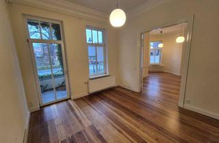 Wohnung mieten in Beethovenstraße 15, 18209 Bad Doberan, Stilvolle 3-Zimmer-Wohnung mit Westbalkon, hochwertiger EBK, Balkon, Stuckverzierungen, Keller