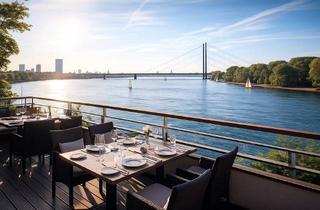 Gastronomiebetrieb mieten in 40219 Unterbilk, Restauranttraum am Rhein: Exklusive Lage mit Panoramaterrasse