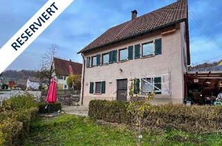 Einfamilienhaus kaufen in 74547 Untermünkheim, Charmantes Einfamilienhaus in Untermünkheim-Enslingen mit großem Ausbaupotenzial