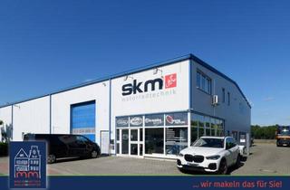 Geschäftslokal mieten in 48268 Greven, Attraktive Gewerbehalle mit Ausstellung, Werkstatt, Lager und Büroflächen