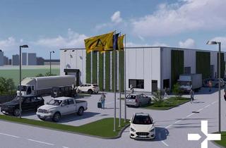 Gewerbeimmobilie mieten in 41334 Nettetal, Die Rarität!!! Optimale Neubau-Logistikhalle mit Rampenandienung