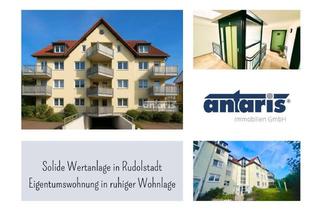 Anlageobjekt in 07407 Rudolstadt, antaris Immobilien GmbH ** Vermietete Eigentumswohnung in ruhiger Wohnlage **