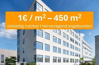 Gewerbeimmobilie mieten in 64319 Pfungstadt, PROVISIONSFREI! 1€/m² im 1. Jahr – 450m² Fläche, top angebunden & vielseitig nutzbar