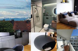 Immobilie mieten in Tal, 81379 München, Modernes 2-Zimmer-Penthouse (63 m²) mit Alpenblick, Südbalkon & Tiefgarage – Möbliert ab 18. Jan