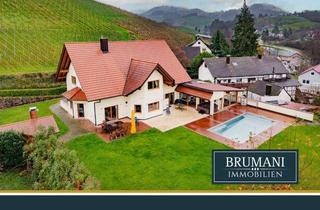 Einfamilienhaus kaufen in 77880 Sasbach, BRUMANI | Repräsentatives EFH mit eigener Wellness-Oase und Pool in ruhiger Lage von Sasbach