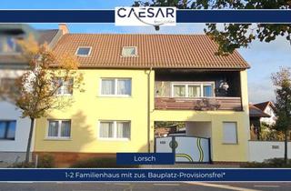 Einfamilienhaus kaufen in 64653 Lorsch, Generationenwohnen. 1-2 Familienhaus mit großem Grundstück und zus. Bauplatz für neue Wohnideen