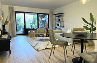 Wohnung kaufen in 40670 Meerbusch, Provisionsfrei, bezugsfrei: Modern, hell & hochwertig saniert - 3 Zimmer mit Garten