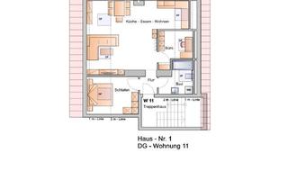 Wohnung kaufen in 89407 Dillingen, Charmante Dachgeschosswohnung in Top Lage von Dillingen - derzeit vermietet