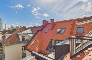 Loft kaufen in 80634 Neuhausen-Nymphenburg, Neubau ROOFTOP Loft im Denkmal | Sonder-AfA | Mit Turm-Blick, Galerie & Südterrasse in Neuhausen