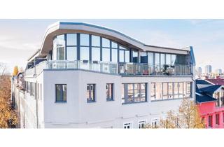 Penthouse kaufen in 10247 Friedrichshain, Spektakuläre 4-Zi.-Designer-Penthouse-Maisonette mit Panoramablick über Berlin!