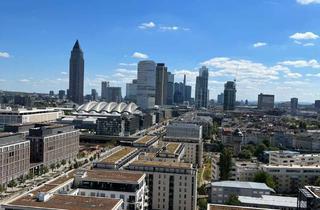 Wohnung mieten in Niedernhausener Straße 13, 60326 Gallus, ***Traumblick auf die Skyline***Luxuriöse 2-Zimmer-Wohnung mit EBK und Concierge