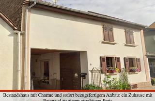 Haus kaufen in 55599 Eckelsheim, Charmantes Bestandshaus mit bezugsfertigem Anbau und attraktivem Preis