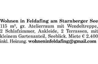 Wohnung mieten in 82340 Feldafing, Wohnen in Feldafing