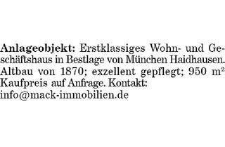 Anlageobjekt in 81667 München, Erstklassiges Wohn- und Geschäftshaus