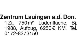 Geschäftslokal mieten in 89415 Lauingen, Zentrum Lauingen a.d. Don.