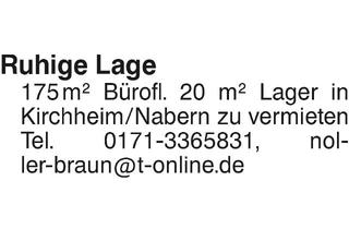 Büro zu mieten in 73230 Kirchheim, Ruhige Lage