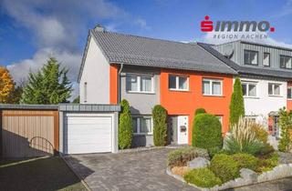 Haus kaufen in 52146 Würselen, Würselen - Teutsiedlung! Aufwendig saniertes Zweifamilienhaus mit fünf Garagen und Südgarten