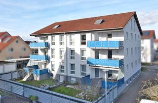 Wohnung kaufen in 68753 Waghäusel, Schwelgen Sie in Wohnraum! Herrlich große Maisonette-Wohnung mit Balkon, Carport und Garage