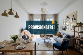 Wohnung kaufen in Gärtnerstraße, 10245 Friedrichshain, PROVISIONSFREI! 2-Zimmer-Altbau im 3. OG: Bezugsfrei mit Stuckdetails und sonnigem Balkon