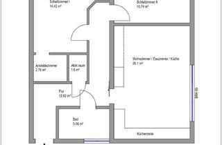 Wohnung mieten in Fontainestraße, 33378 Rheda-Wiedenbrück, Moderne Wohnung in zentraler Lage von Rheda-Wiedenbrück zu vermiete