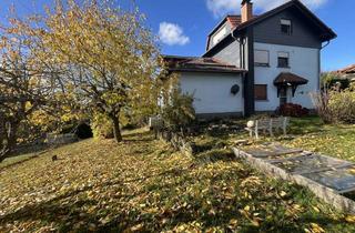 Haus kaufen in Am Hollerberg 10, 36381 Schlüchtern, Sukzessive modernisiertes Zweifamilienhaus mit Gartenidylle, Nebengebäude (Halle) und Doppelgarage