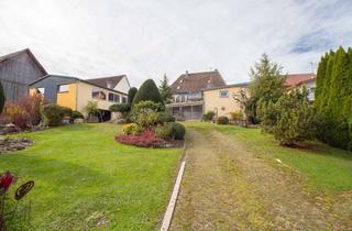 Haus kaufen in 88356 Ostrach, Zentrales Stadthaus mit einzigartigem Grundstück und Gewerbehalle