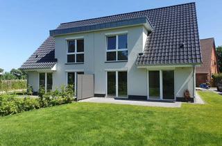 Haus mieten in 21516 Woltersdorf, moderne DHH Doppelhaushälfte im Grünen in Woltersdorf