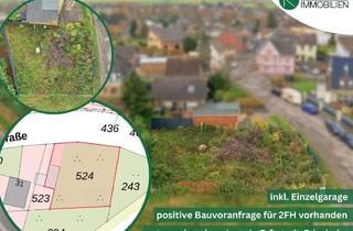 Grundstück zu kaufen in 50374 Erftstadt, Gut geschnittenes Grundstück in Erftstadt Friesheim mit Garage: Ideal für Ein- oder Zweifamilienhaus