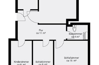 Wohnung mieten in 50226 Frechen, Helle 4-Zimmer Wohnung in Frechen (neu renoviert, zentrale Lage)