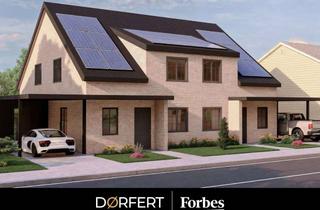 Doppelhaushälfte kaufen in 49179 Ostercappeln, Premium Doppelhaushälfte – Neubau 2027: Wärmepumpe, PV-Anlage & Carport inklusive