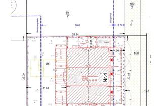 Reihenhaus kaufen in 12305 Lichtenrade, Baugrundstück inkl. Baugenehmigung u. Teilungserklärung für 3er Reihenhaus, 195qm Bungalow, Toplage