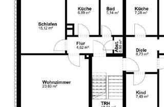 Wohnung mieten in 27612 Loxstedt, Sanierte 2-Zimmer Wohnung KB