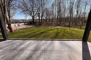 Penthouse kaufen in 04179 Leipzig, Leipzig - GARTENWOHNUNG mit 222m² Wohnfläche + 111m² PRIVATGARTEN BLICK in den AUENWALD KAMIN 2 x TG-SP ca. 7.000m² eingezäunter Gemeinschaftsgarten