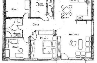 Wohnung mieten in Saaler Straße 67a, 51429 Bergisch Gladbach, Bensberg - Nähe Saaler Mühle - Großzügige, helle 4 Zimmer Wohnung, incl. Einbauküche, provisionsfrei