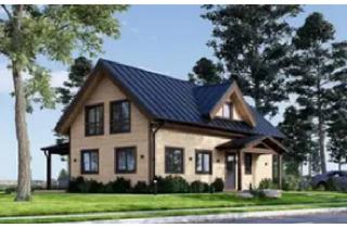 Haus kaufen in 69412 Eberbach, Fertighaus aus Holz (isoliert) 127 m² Wohnfläche